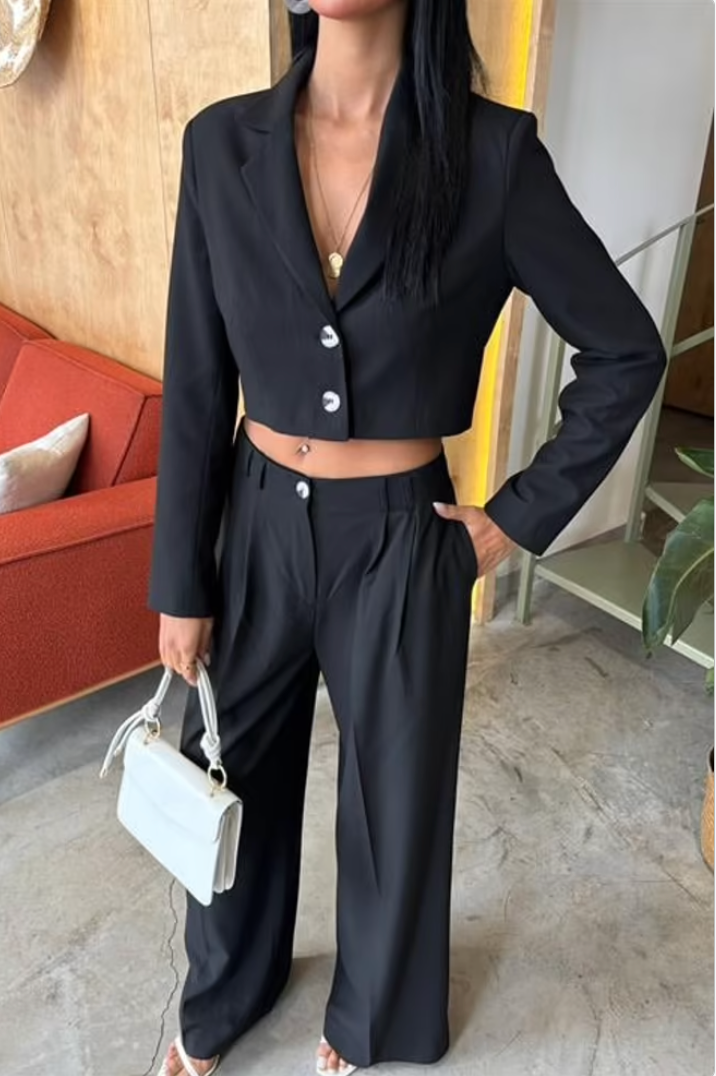 Two Piece Suit - Black