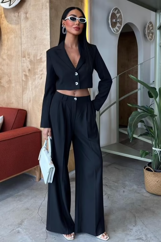 Two Piece Suit - Black